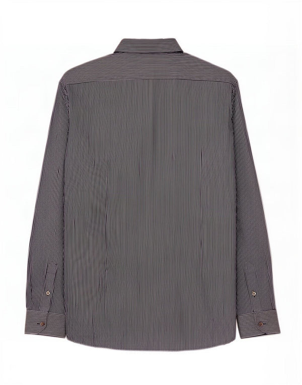 Camisa masculina Ted Baker tamanho 4 grande listra azul marinho