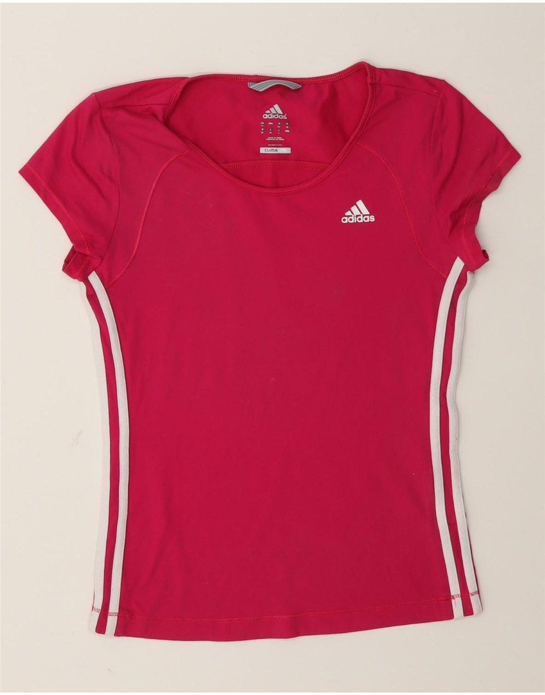 Camiseta Adidas Climalite Feminina Top UK 12 Médio Rosa