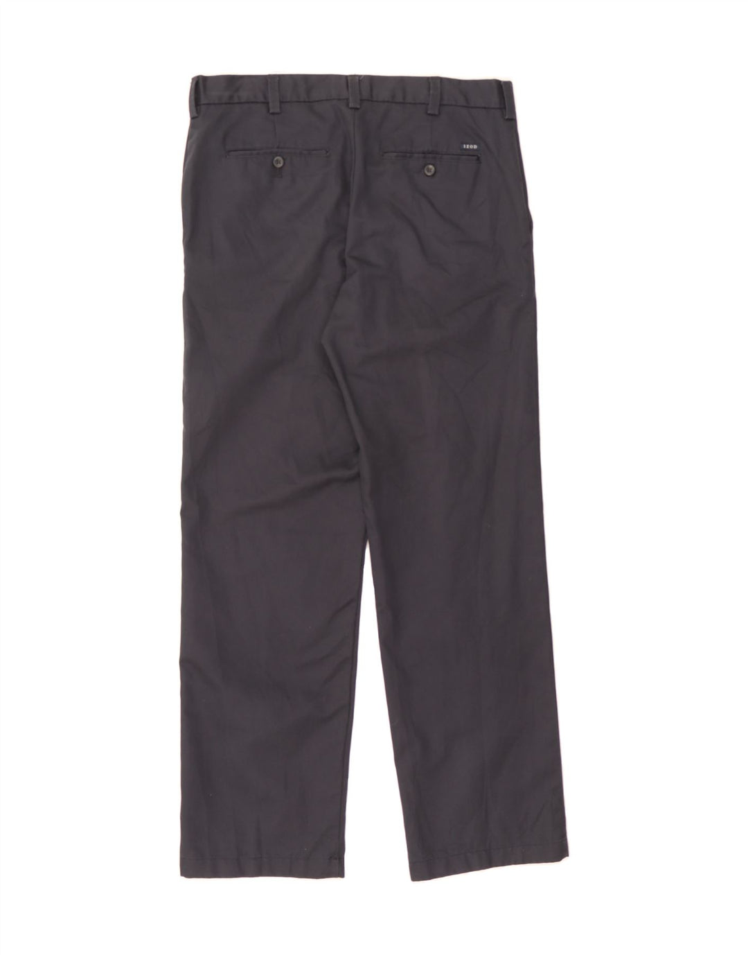 IZOD Mens Straight Chino Trousers W34 L32 Navy Blue Cotton Vintage Izod and Second-Hand Izod from Messina Hembry 