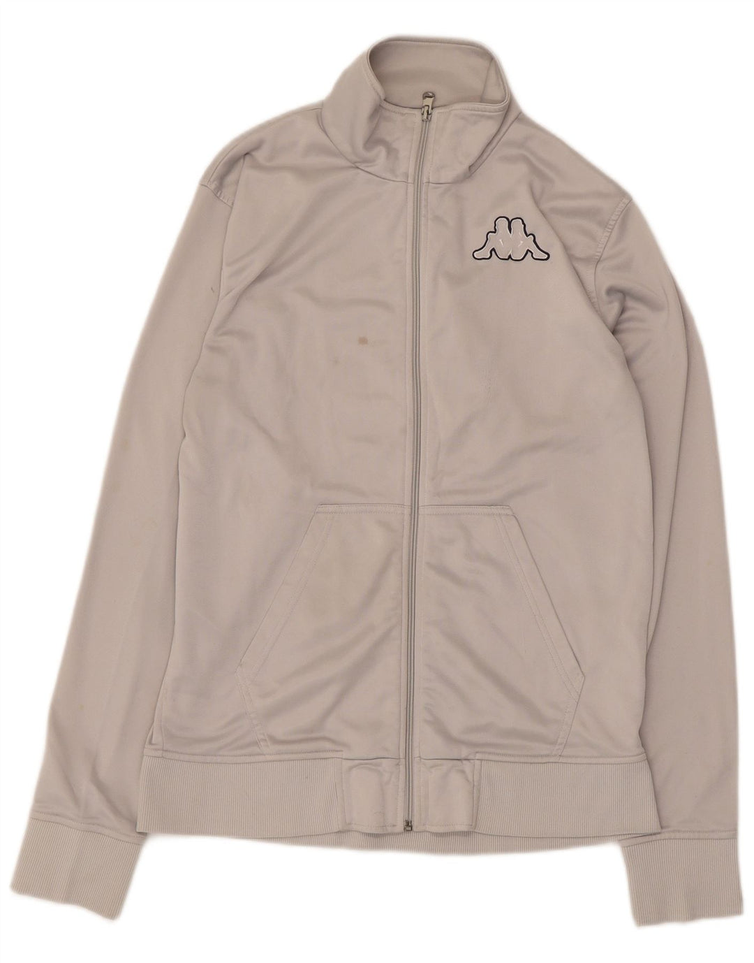 Kappa Womens Tracksuit Top Jacket Grande Cinza Poliéster