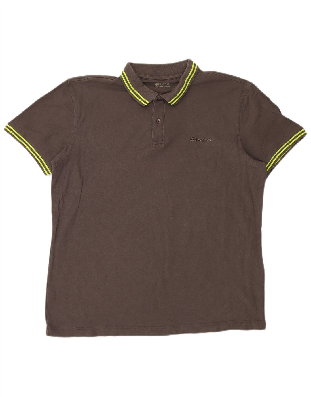 Camisa polo masculina Lotto XL cinza