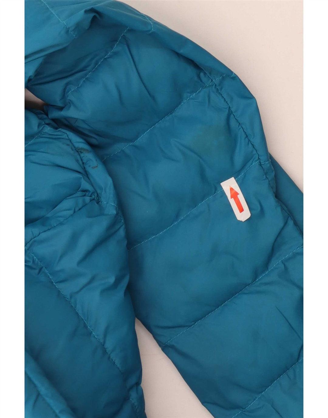 Jaqueta acolchoada com capuz feminina Mountain Warehouse Reino Unido 8 nylon azul pequeno