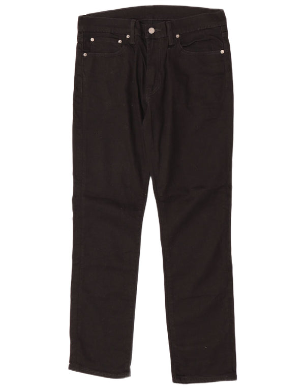 Levi's Masculino 511 Slim Jeans W33 L32 Algodão Preto