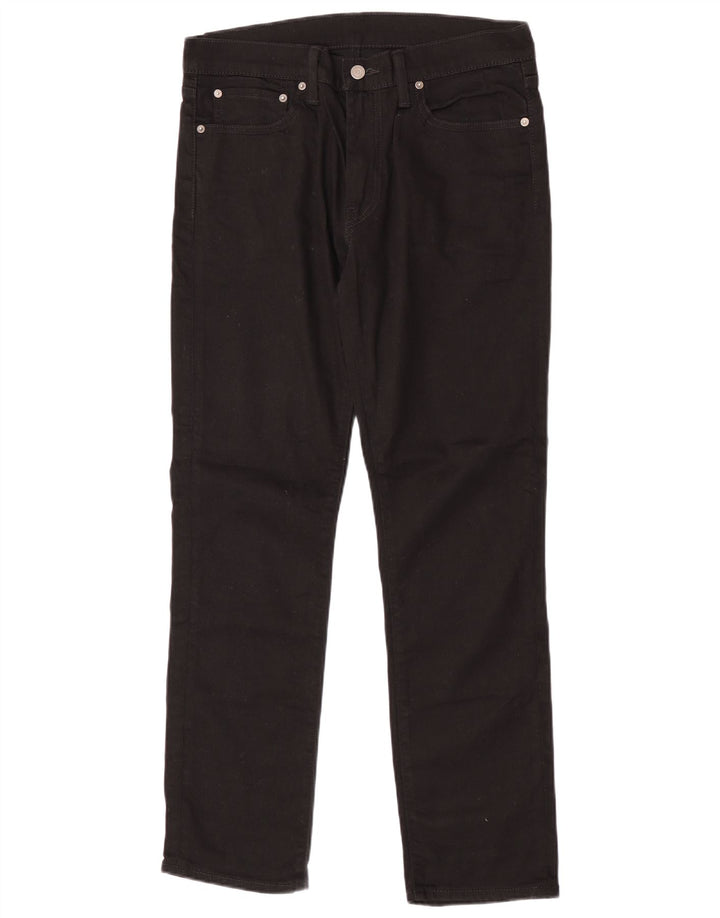 Levi's Masculino 511 Slim Jeans W33 L32 Algodão Preto