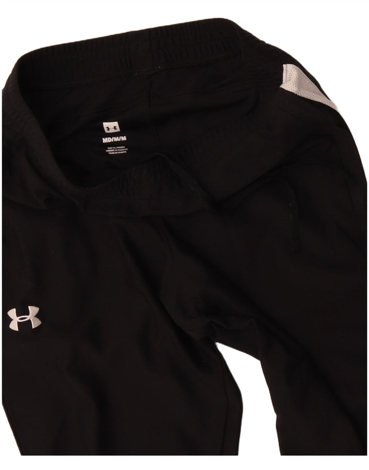 Calça de treino masculina Under Armour médio preto colorblock poliéster