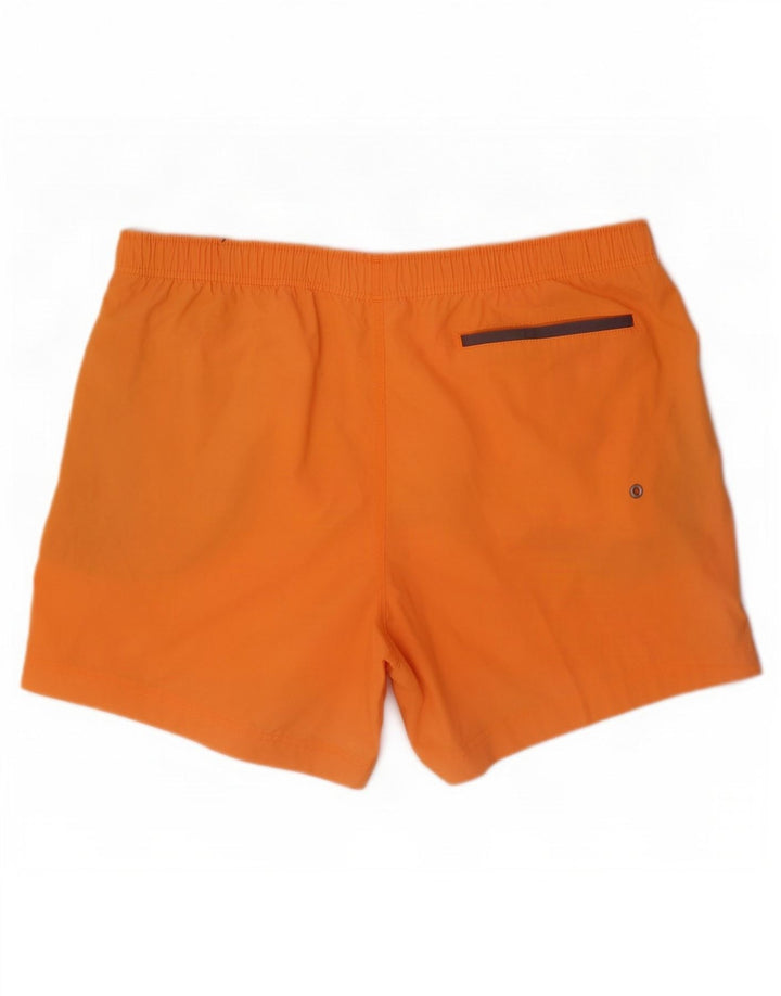 Shorts de natação masculino Champion XL laranja algodão