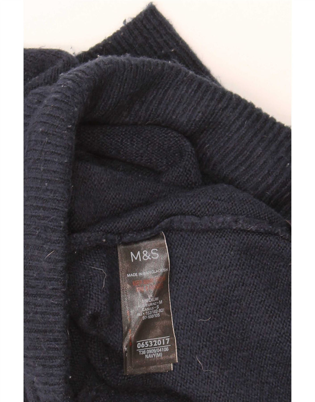 Marks & Spencer Calças de treino femininas Joggers Reino Unido 14 Médio Azul Marinho