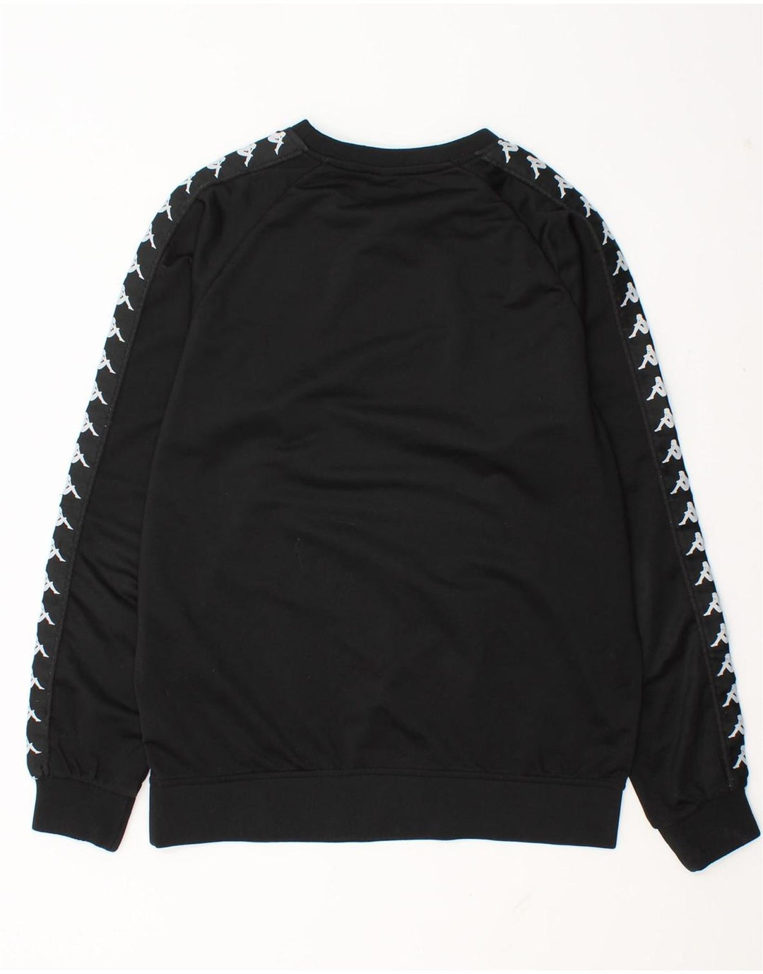 Kappa moletom gráfico masculino jumper médio preto poliéster