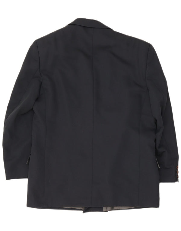 Jaqueta Blazer Masculina Double Breasted Renato Cavalli Reino Unido 38 Azul Marinho Médio