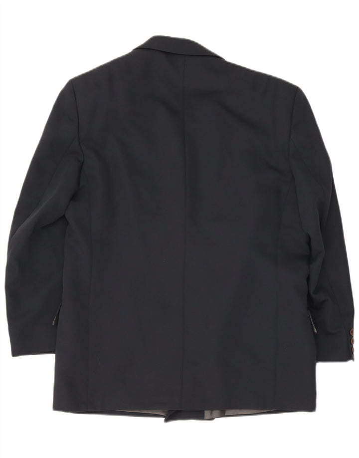 Jaqueta Blazer Masculina Double Breasted Renato Cavalli Reino Unido 38 Azul Marinho Médio