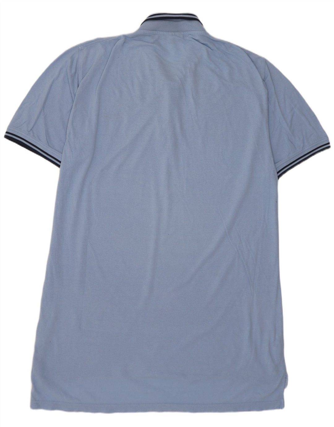 Camisa polo masculina REEBOK grande algodão azul