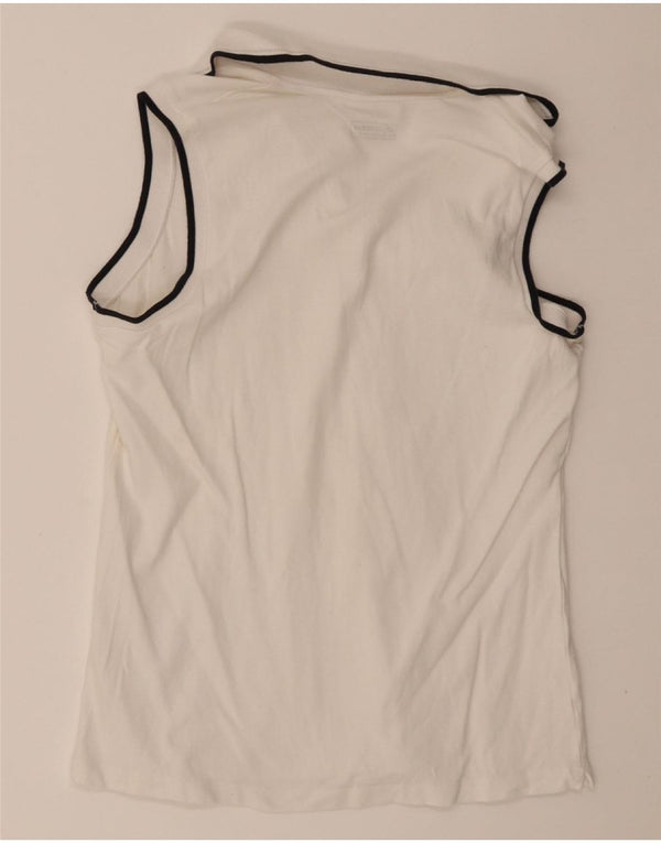Camisa polo feminina sem mangas Lotto UK 18 XL branca