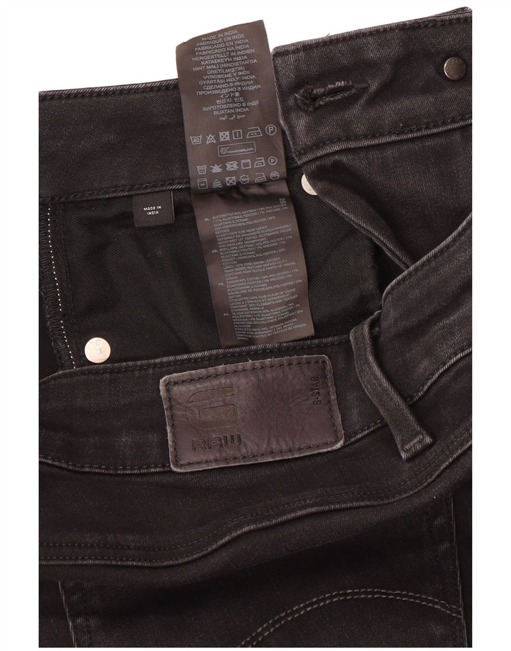 Jeans skinny feminino G-Star W30 L34 poliéster preto