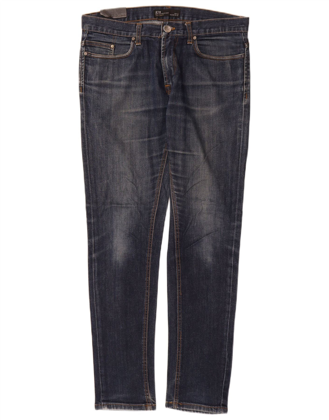 Zara Mens Slim Jeans EU 42 Grande W32 L32 Azul