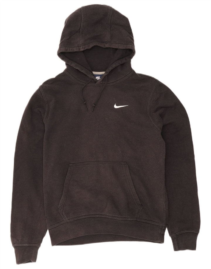Nike Mens Hoodie Jumper Pequeno Algodão Preto