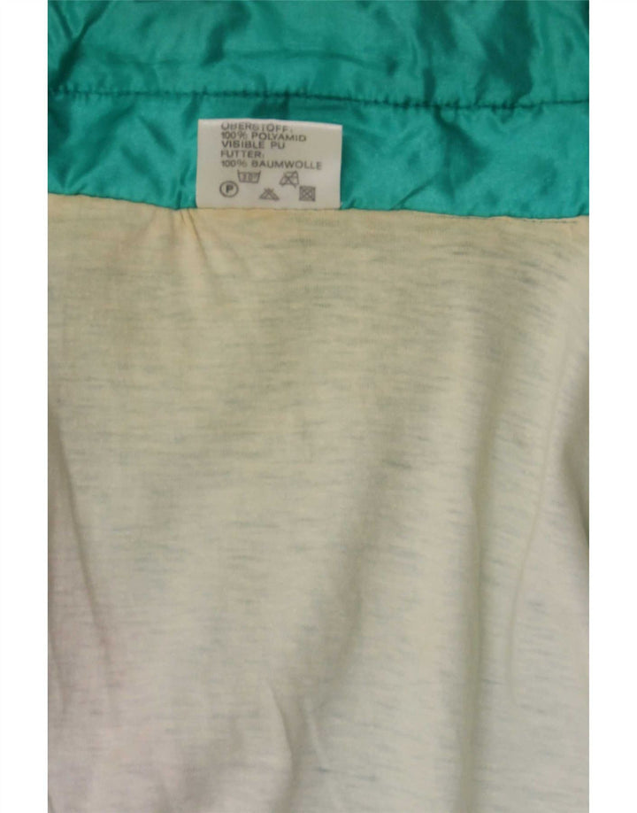 Jaqueta superior de agasalho masculino vintage grande poliamida colorblock verde