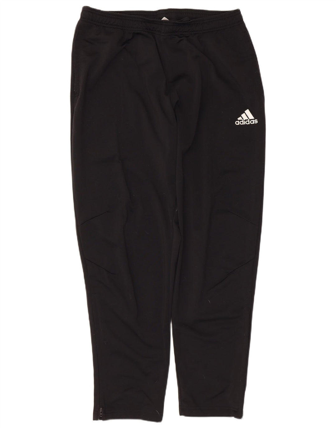 Adidas Mens Treino Calças Grandes Esportes Pretos De Poliéster