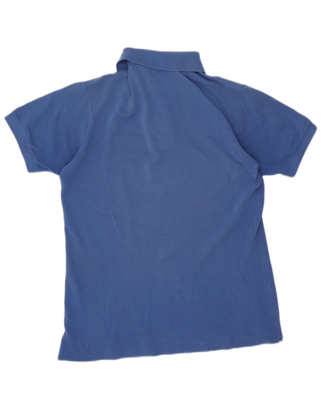 Camisa polo masculina Lacoste tamanho 4 algodão azul médio
