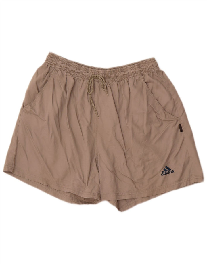 Shorts esportivos masculinos Adidas XL cinza algodão