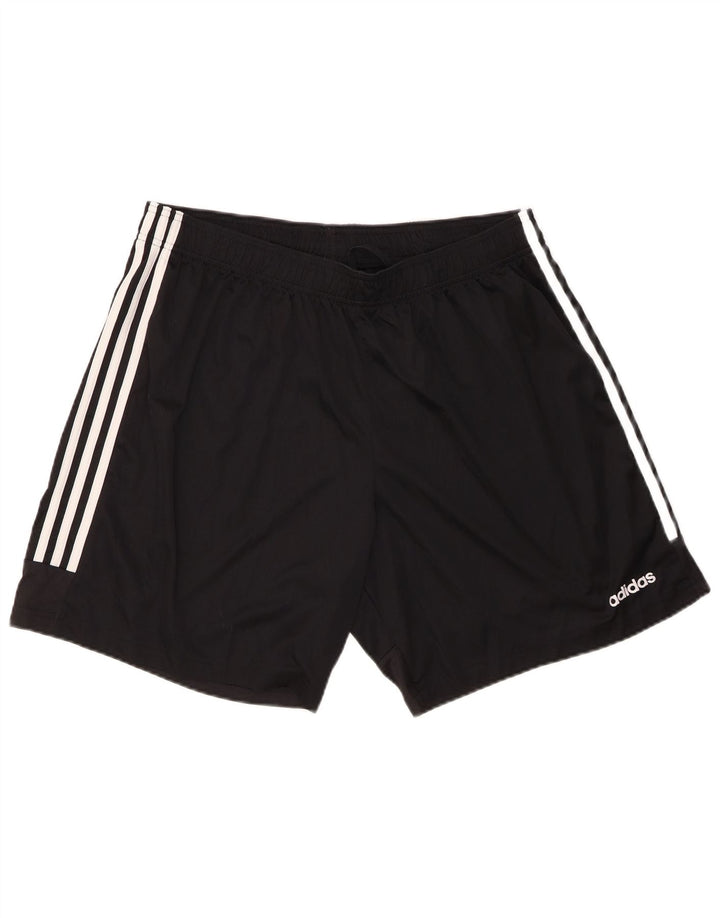 Shorts casuais masculinos ADIDAS 2XL poliéster preto