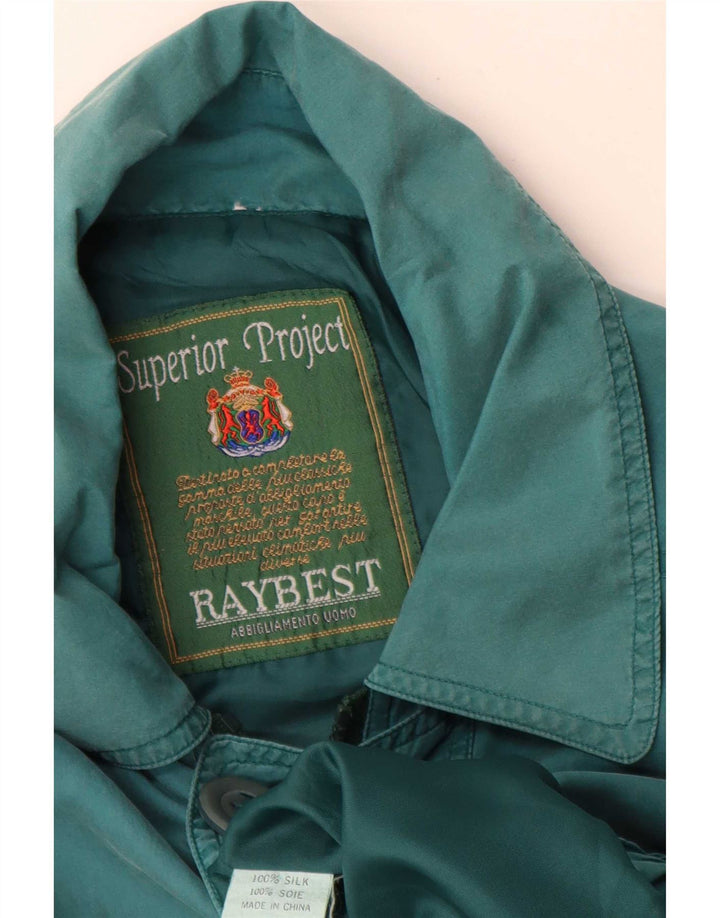 Jaqueta bomber masculina Raybest UK 40 grande seda azul