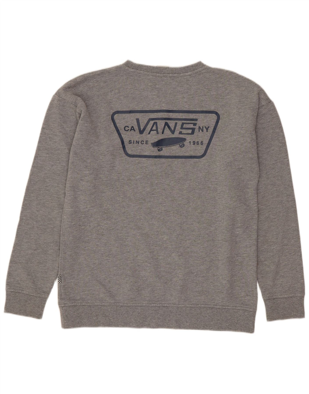 VANS Masculino Gráfico Suéter Jumper XS Cinza