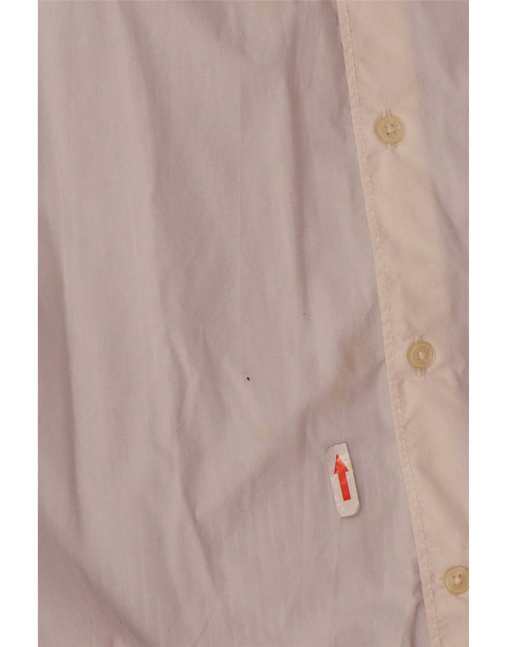 Camisa masculina French Connection algodão colorblock branco médio