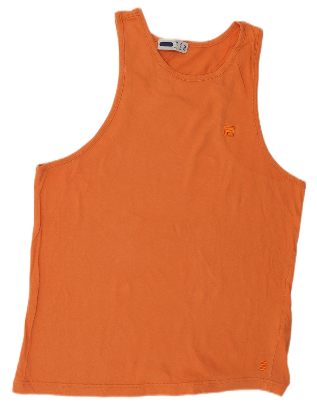 Fila Colete Masculino Top IT 50 Algodão Laranja Médio