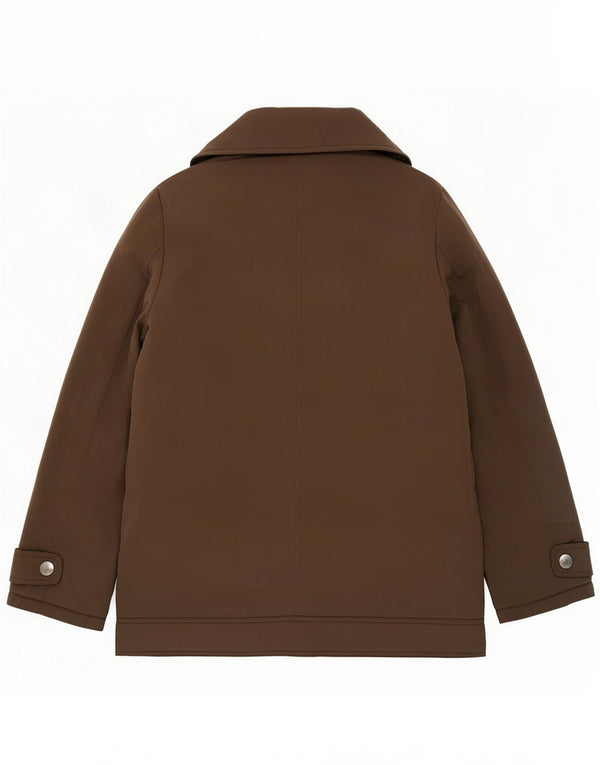 Jaqueta utilitária feminina Massimo Dutti Reino Unido 18 XL poliéster cáqui