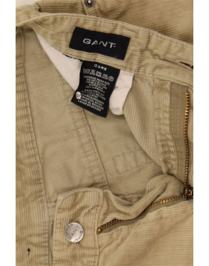GANT Womens Straight Corduroy Trousers W26 L28 Beige Cotton Vintage Gant and Second-Hand Gant from Messina Hembry 