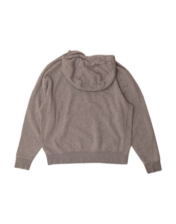 NIKE Mens Graphic Hoodie Jumper Médio Algodão Cinza