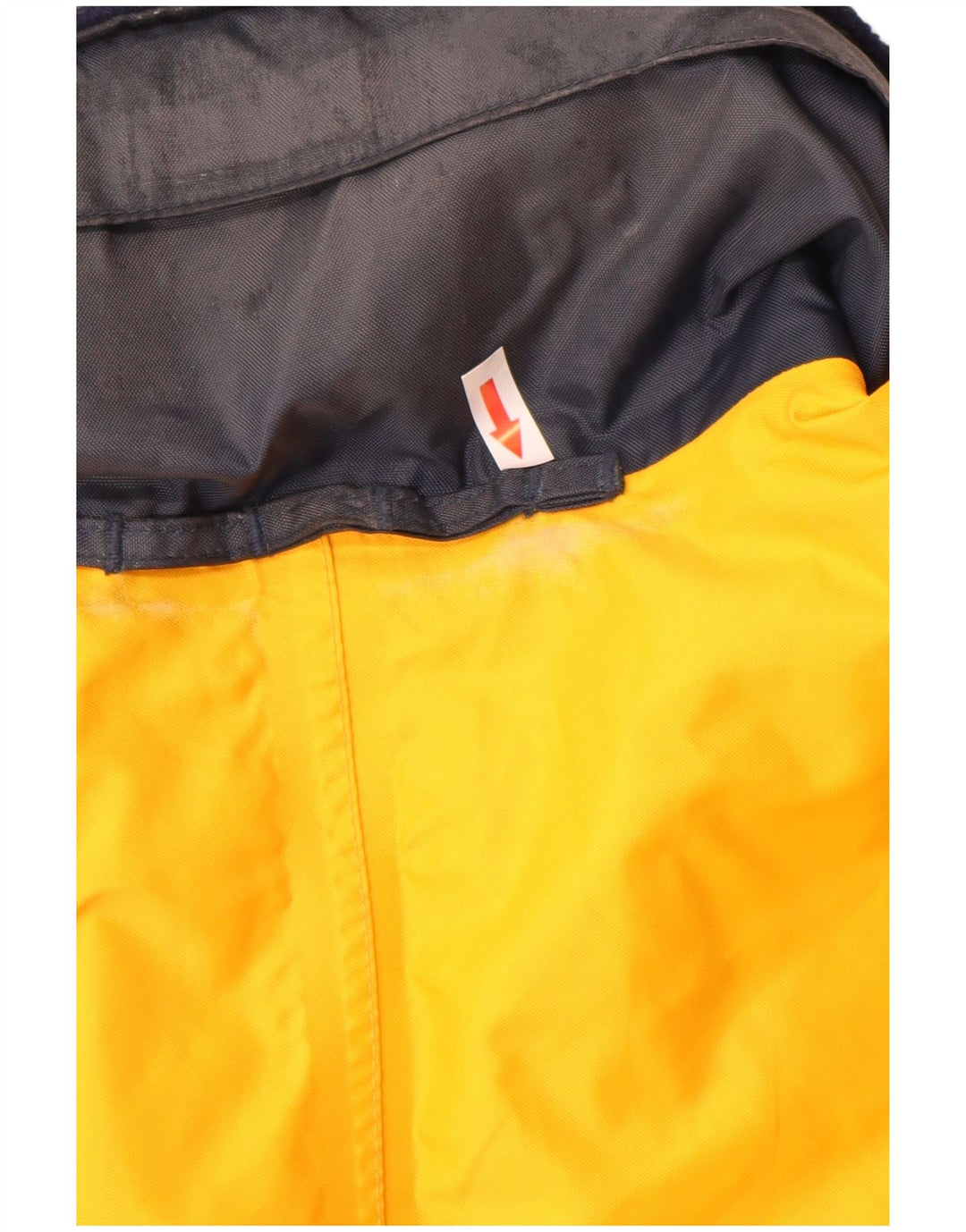Jaqueta de esqui masculina Musto Reino Unido 40 grande bloco colorido amarelo nylon