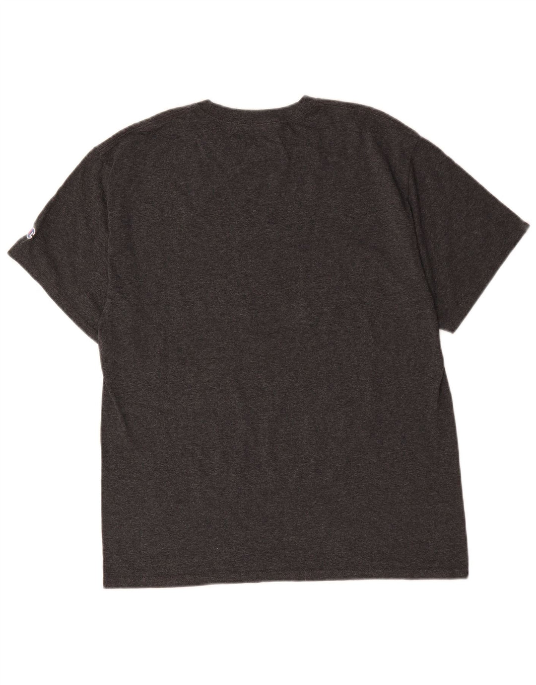 Camiseta masculina Champion Rice University com estampa gráfica de algodão cinza médio