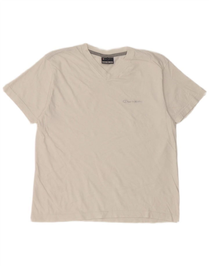 Camiseta masculina Champion pequena branca