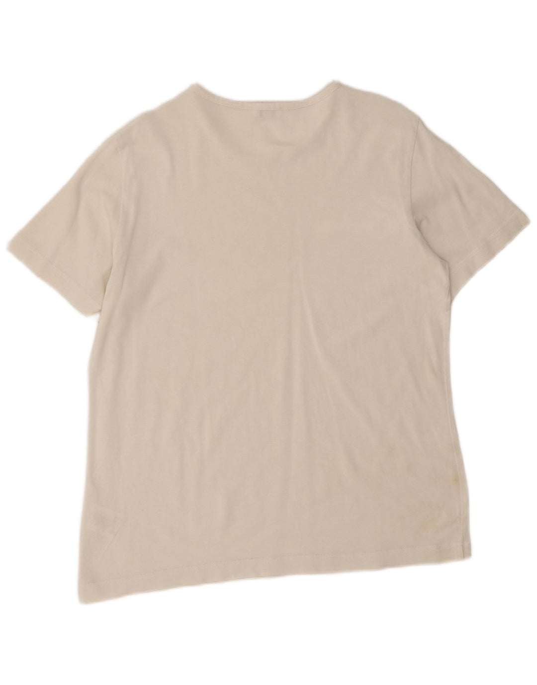 Camiseta masculina gráfica Escada Top médio algodão branco