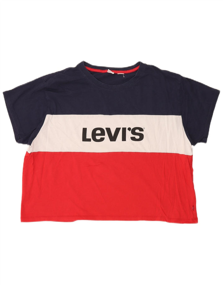 LEVI'S Camiseta Feminina Crop Graphic Top EU 40 Médio Multicolorido
