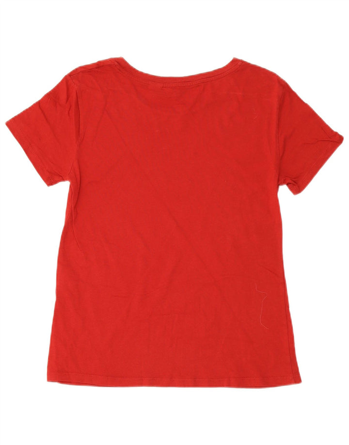 Camiseta feminina gráfica Levi's UK 10 pequena vermelha