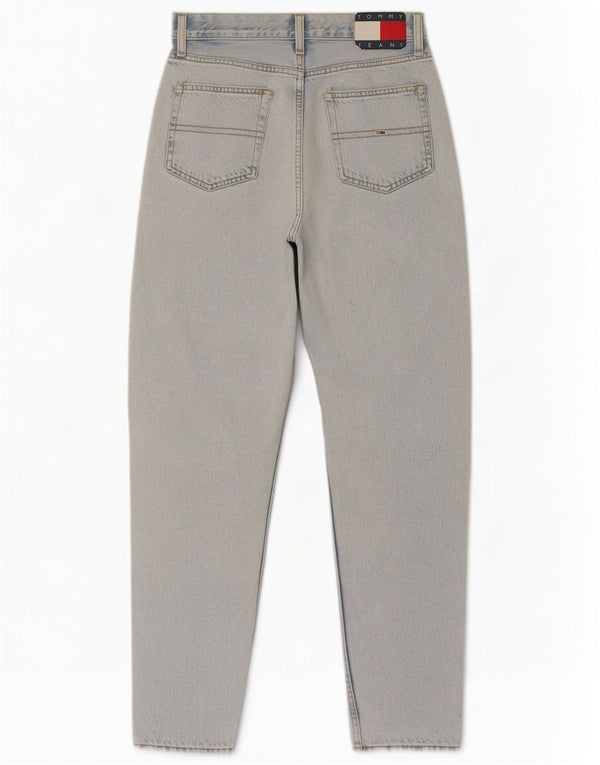 Jeans feminino Tommy Hilfiger Mom Ultra High-Rise Tapered W27 L28 Azul