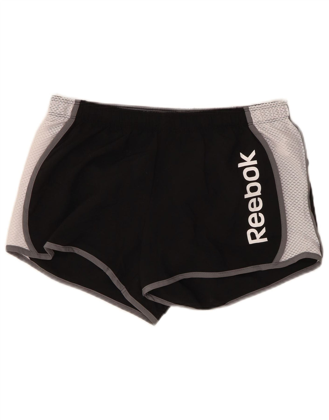 Shorts esportivos gráficos masculinos REEBOK pequenos blocos coloridos pretos