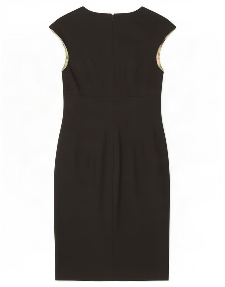 Vestido bainha feminino Ted Baker tamanho 2 pequeno preto