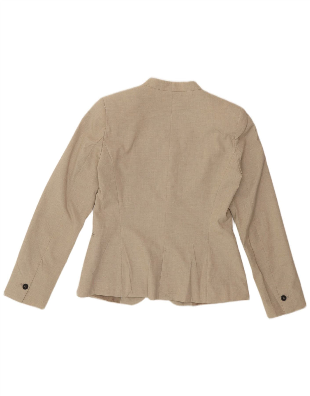 Jaqueta blazer feminina Zara com 1 botão EU 38 pequeno bege houndstooth