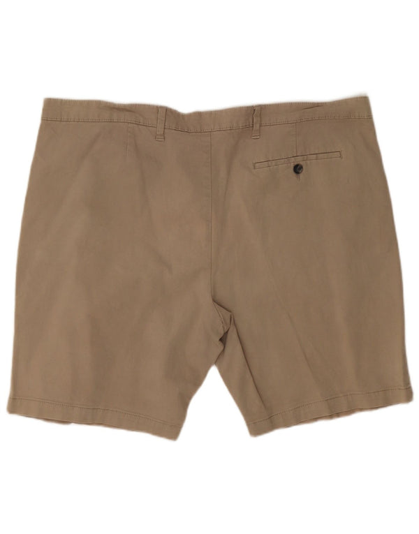 Shorts chino masculino Marks & Spencer W44 2XL algodão cáqui