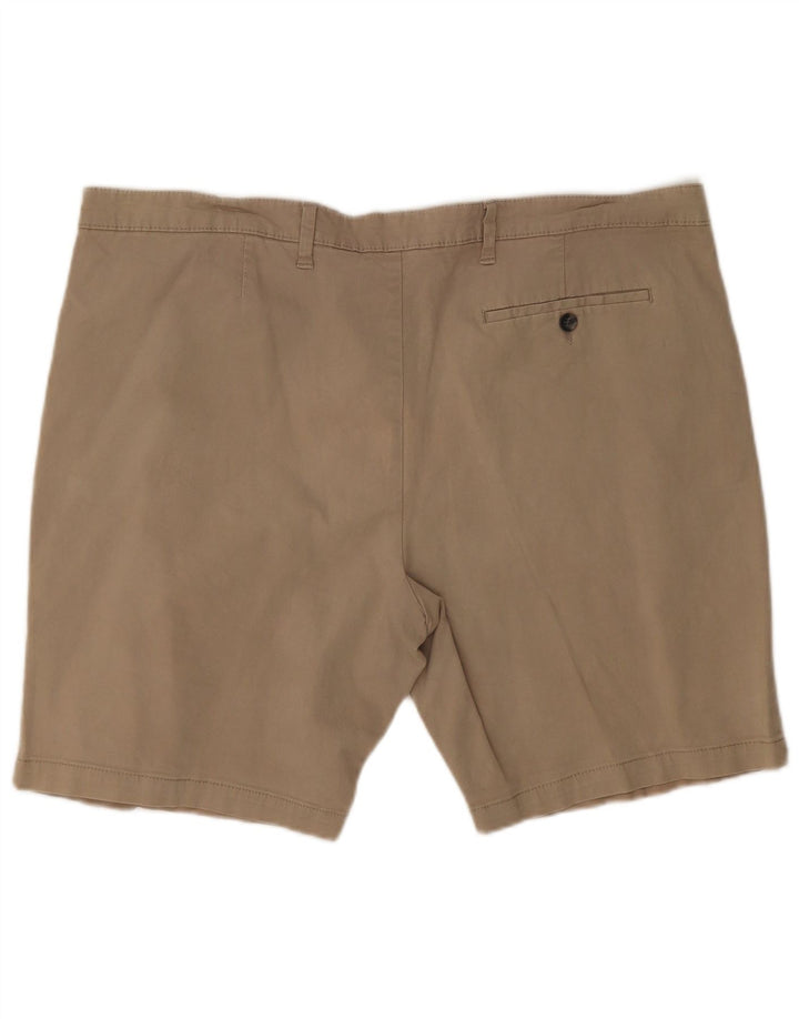 Shorts chino masculino Marks & Spencer W44 2XL algodão cáqui