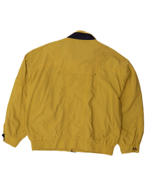Jaqueta bomber masculina vintage IT 50 grande amarela