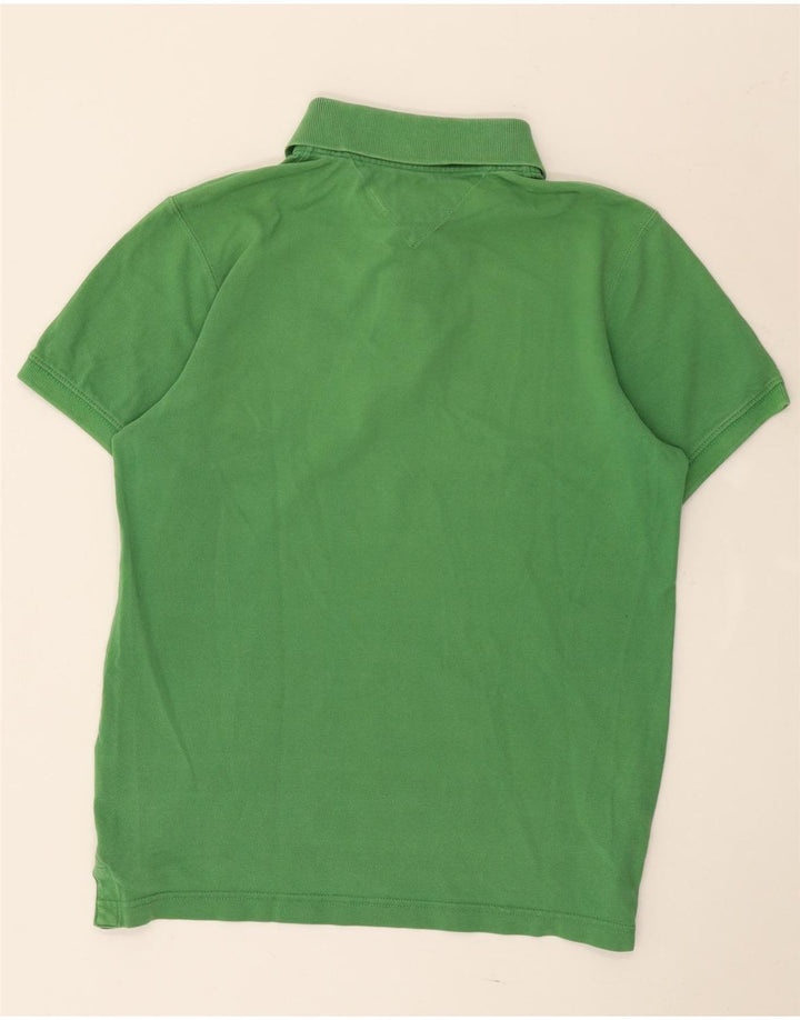 Camisa polo masculina Tommy Hilfiger grande algodão verde