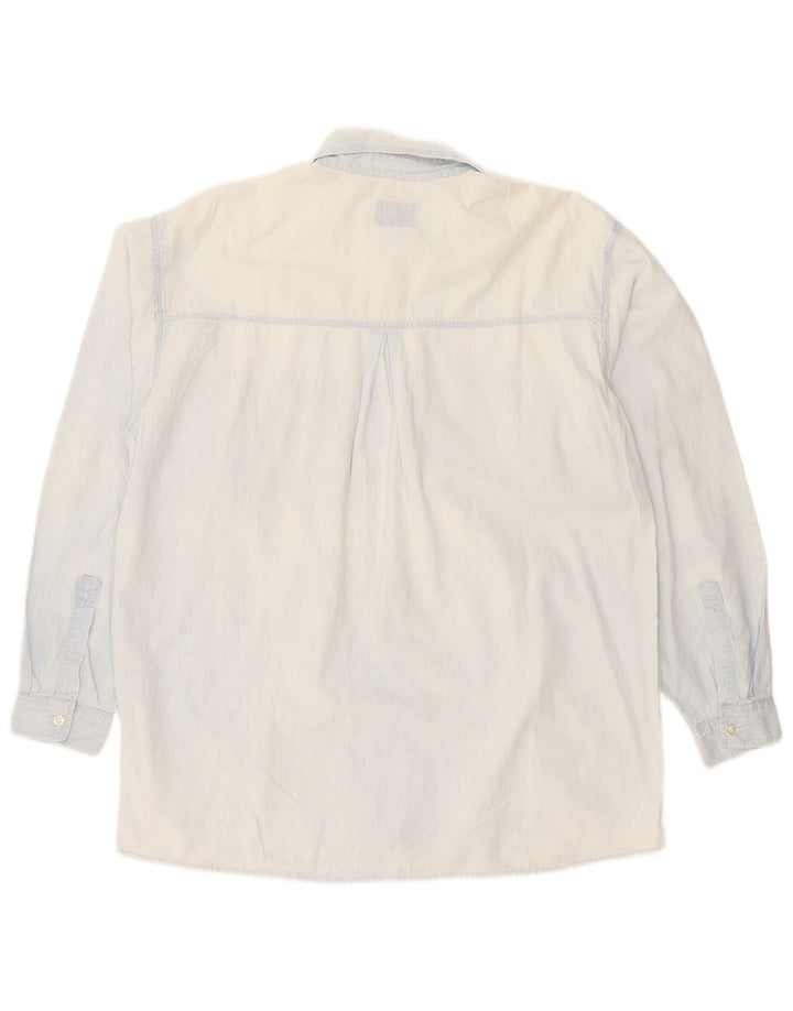 Camisa masculina CLARK grande azul