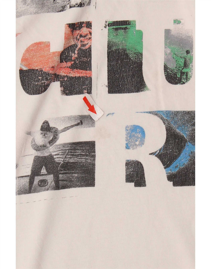 Camiseta masculina Rip Curl Graphic Top Médio Branco
