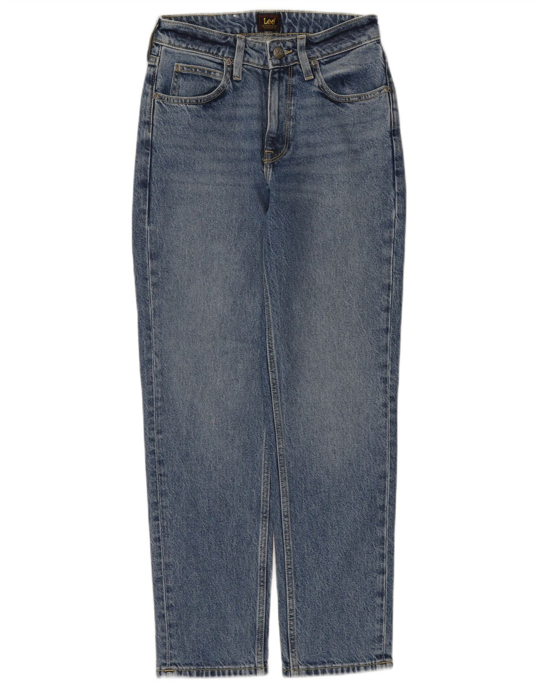 Lee Womens Carol Slim Jeans W25 L27 Algodão Azul