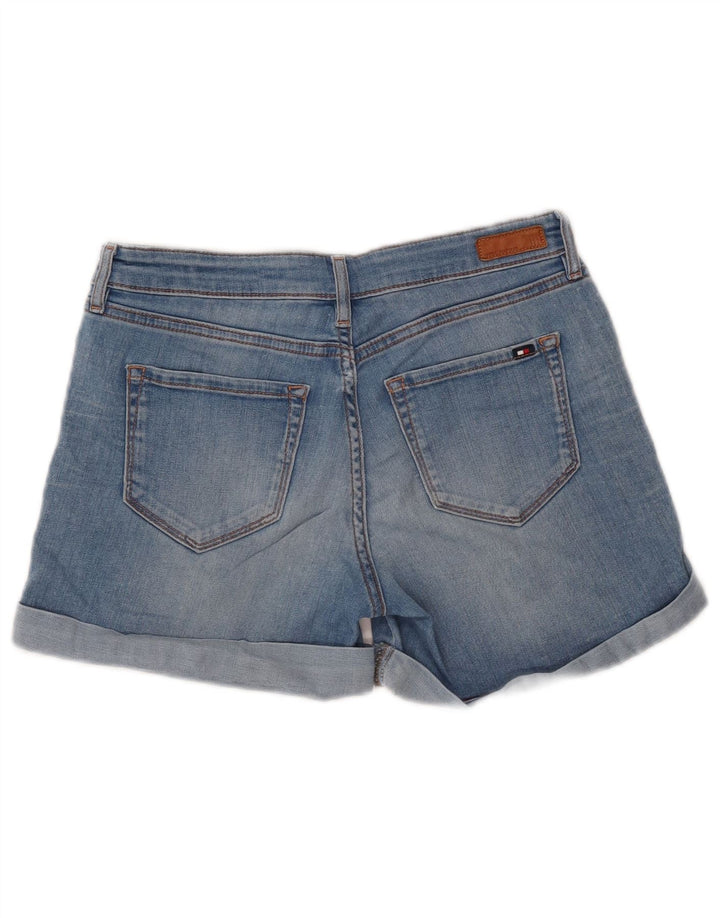 Shorts jeans feminino Tommy Hilfiger W28 algodão azul médio