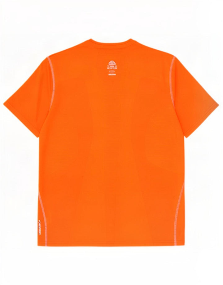 Adidas Masculino Climacool Camiseta Top Médio Laranja Poliéster
